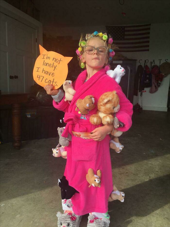She Wanted To Become Her Meemaw For Halloween