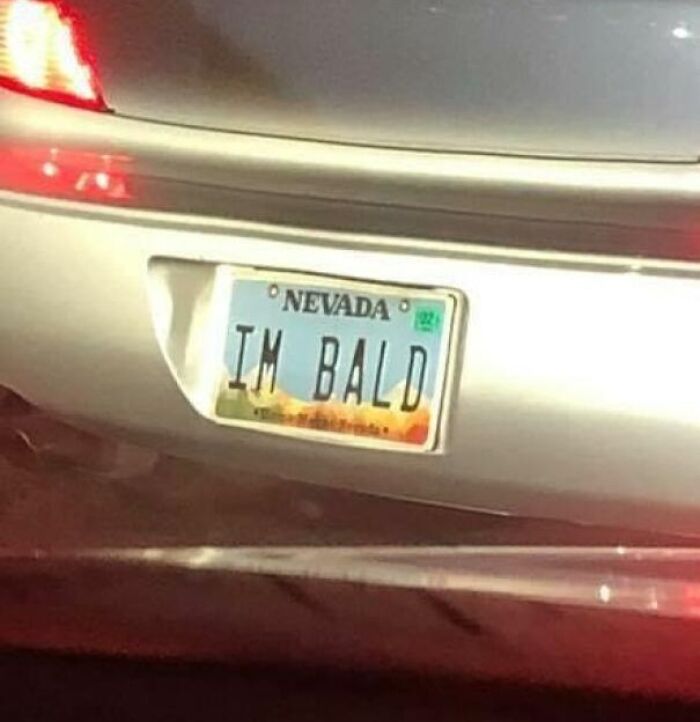 He’s Bald