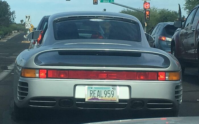 Porsche 959 From A Few Years Ago In Tucson AZ. I Love The License Plate
