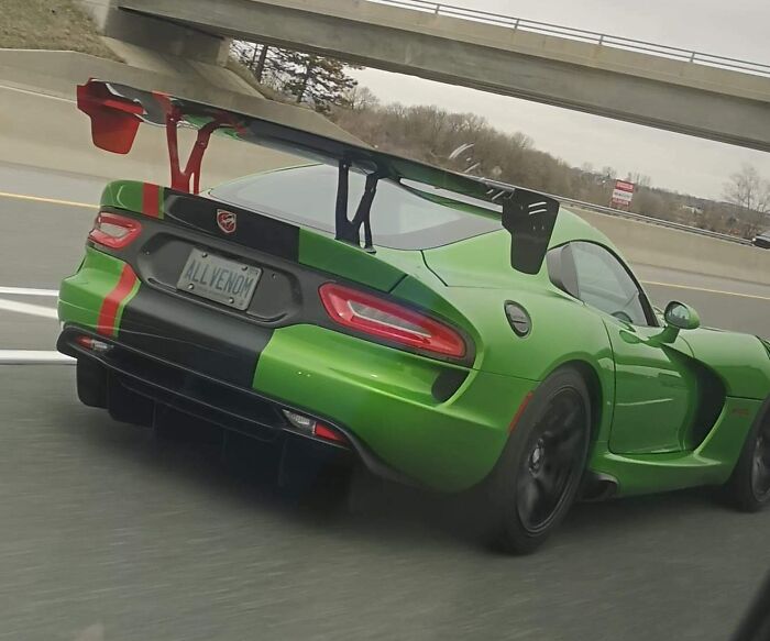 License Plate Checks Out On This Viper ACR