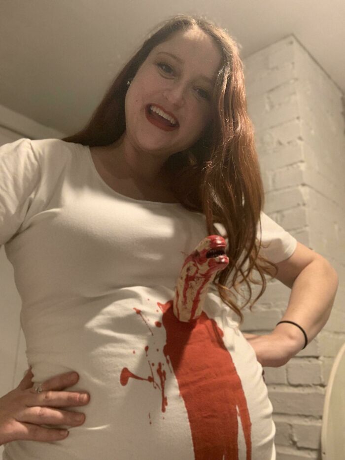 My Costume While 8 Months Pregnant