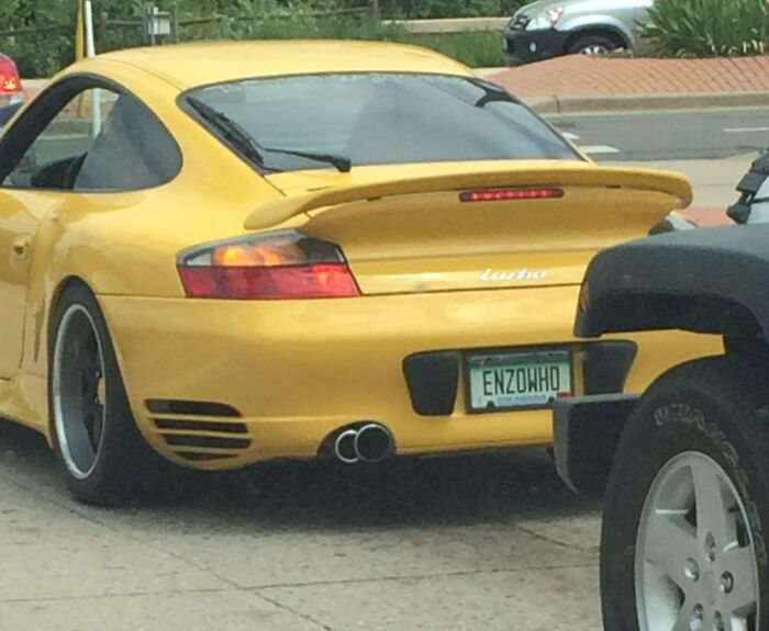 Good Looking Porsche With A Great Vanity Plate