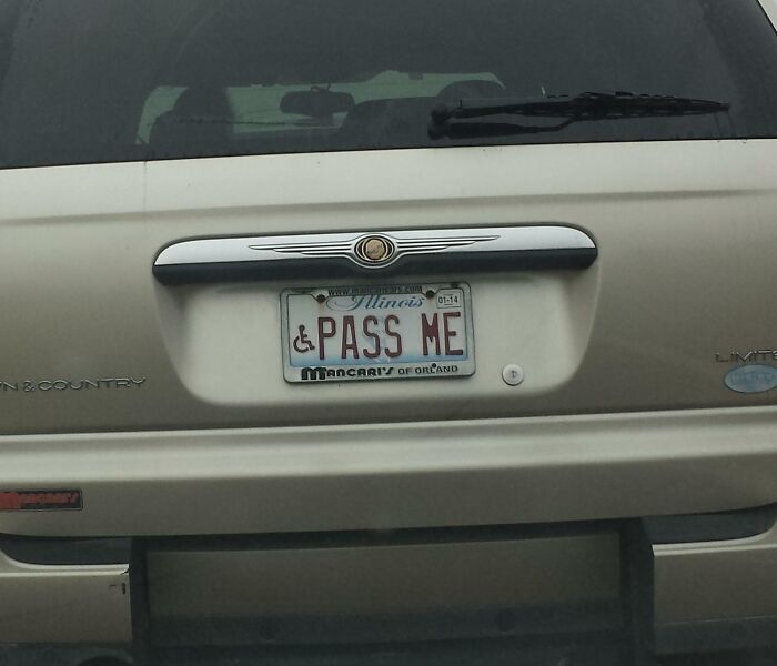 I Was Getting Really Irritated At This Old Man Driving Incredibly Slow In The Left Lane Until I Saw His License Plate