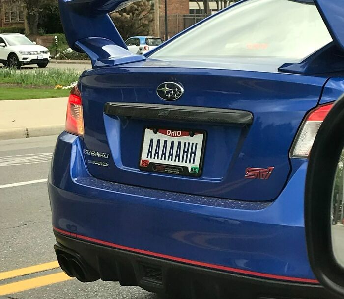 Saw This Awesome License Plate Yesterday