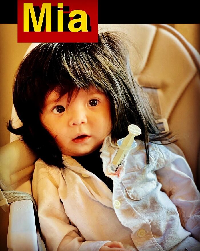 My Daughter Mia For Her First Halloween As Mia Wallace
