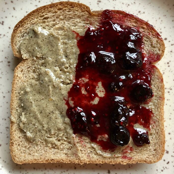 Midwestern Forager's Pb&j: Black Walnut Butter And Black Raspberry Jam