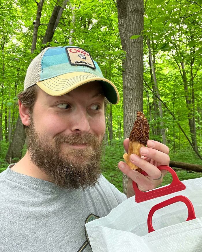 After Three Years Of Searching I Have Finally Found My First Morel!!