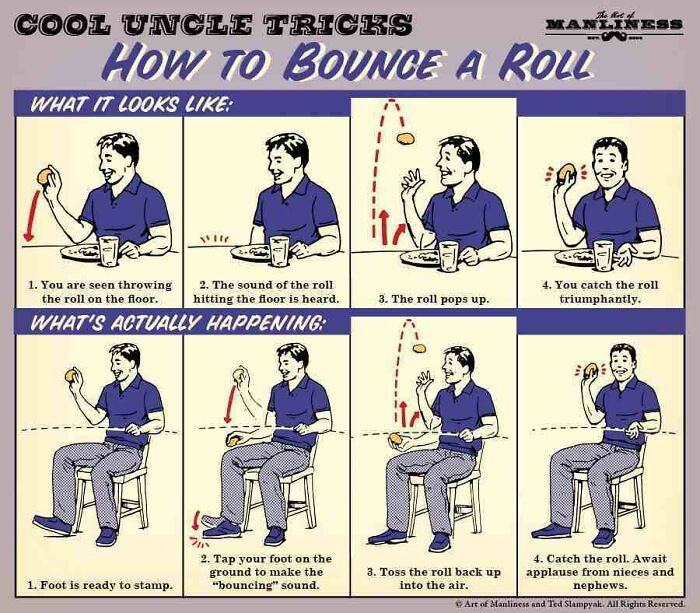 How To Bounce A Dinner Roll