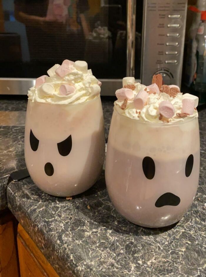 Halloween Hot Chocolates