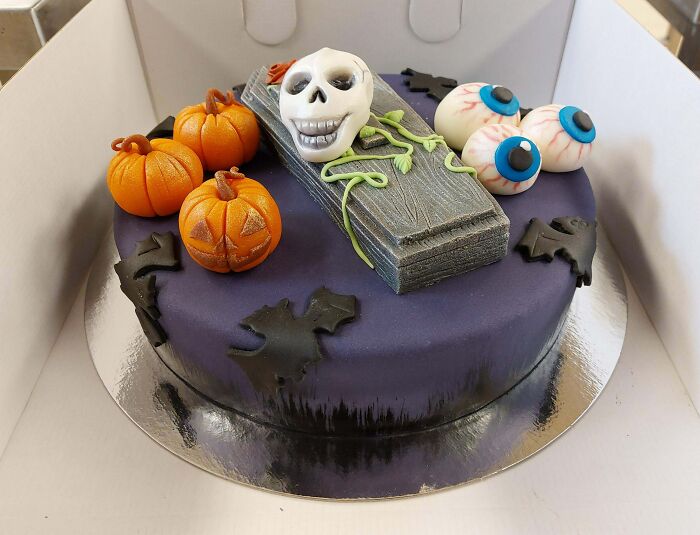 We Had A Baking Competition In Baking School Today. The Topic Was Halloween