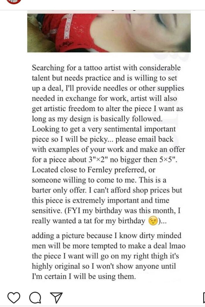 It’s Always The People Looking For Cheap Tattoos