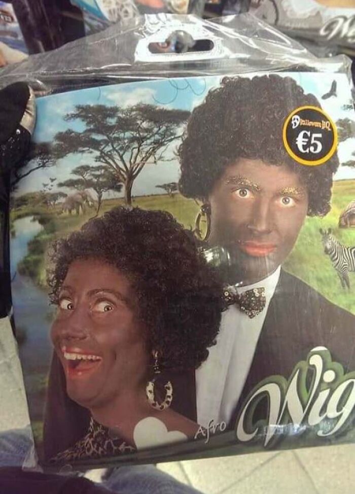 This Incredibly Racist Wig I Found In A Halloween Costume Shop A Few Years Back