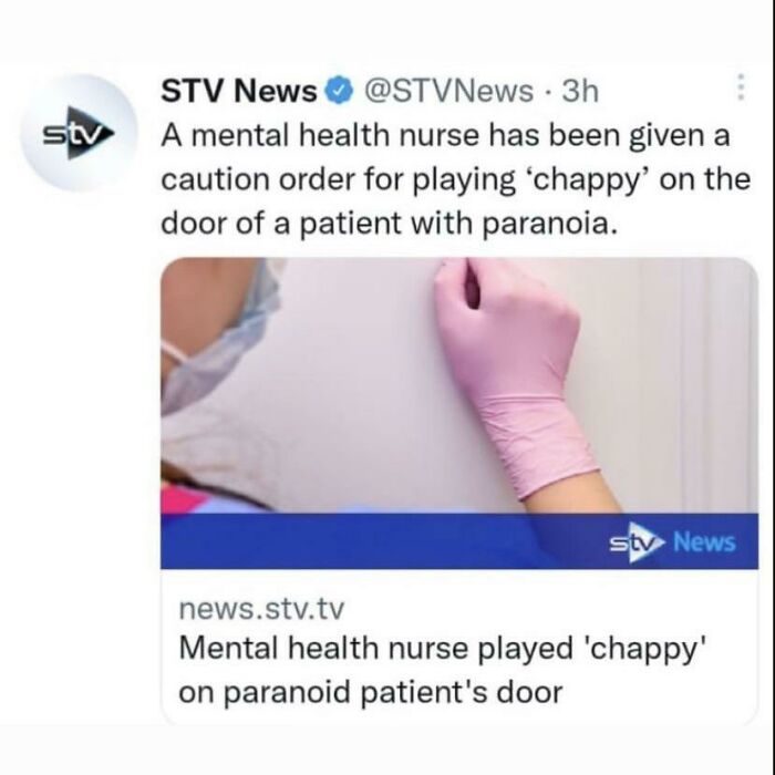 Playing “Chappy” With A Paranoid Patient