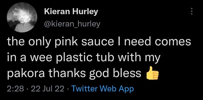 There's Only One Type Of Pink Sauce We Recognise In Glasgow