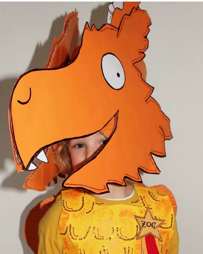 How To Make Your Own Homemade Zog The Dragon Costume For Halloween
