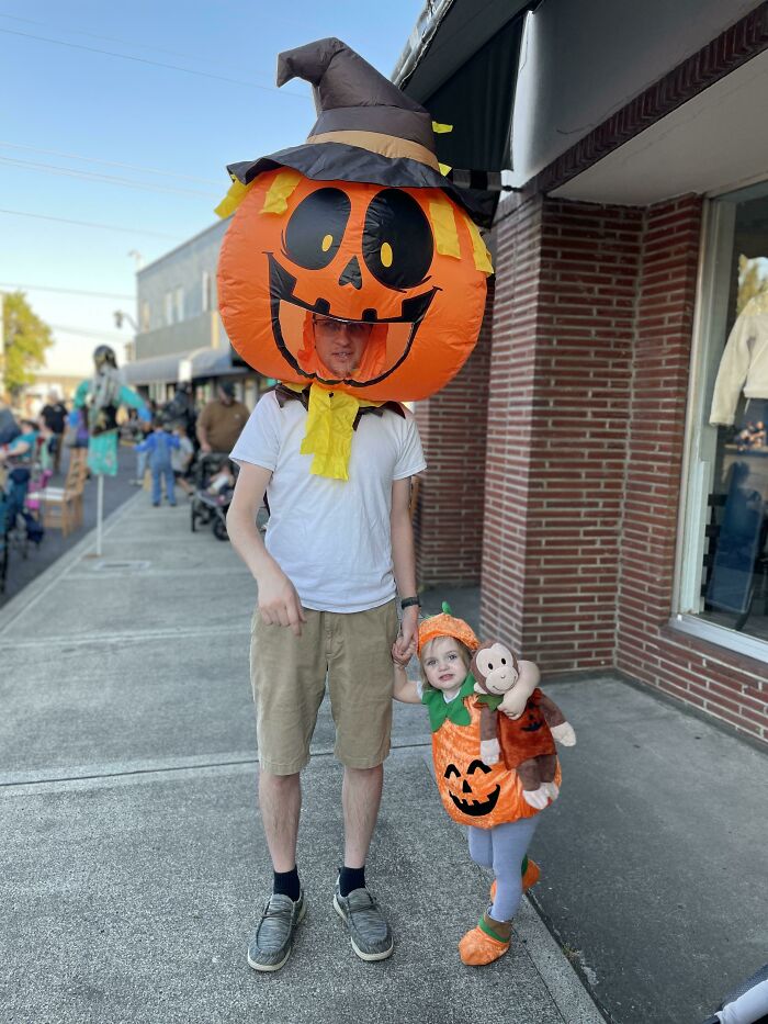 How My Daughter And I Dressed For The Halloweentown Parade In St. Helens, Oregon This Evening