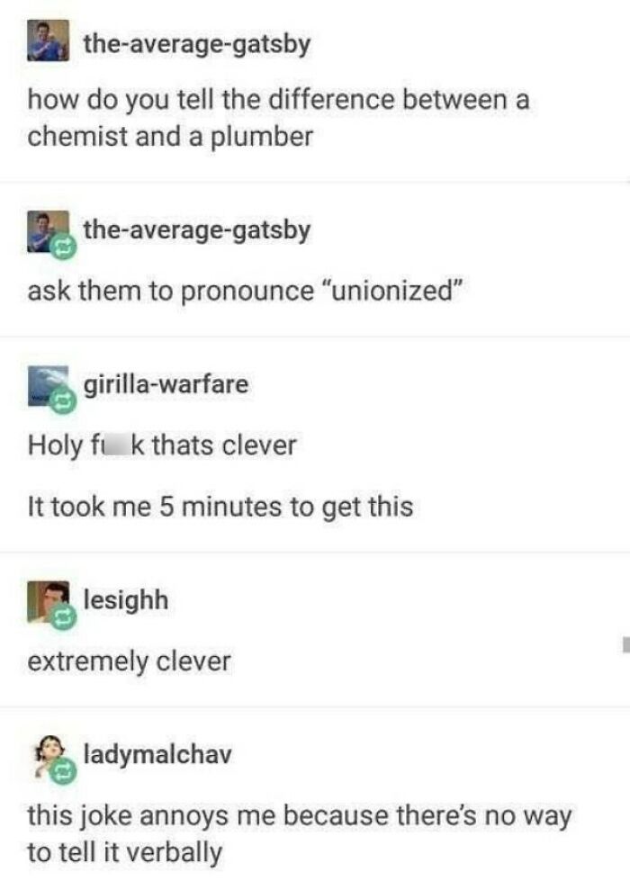 Chemist N Plumber