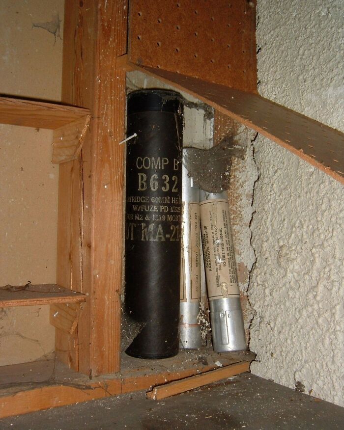 I Also Had Military Ordnance Hidden In My House