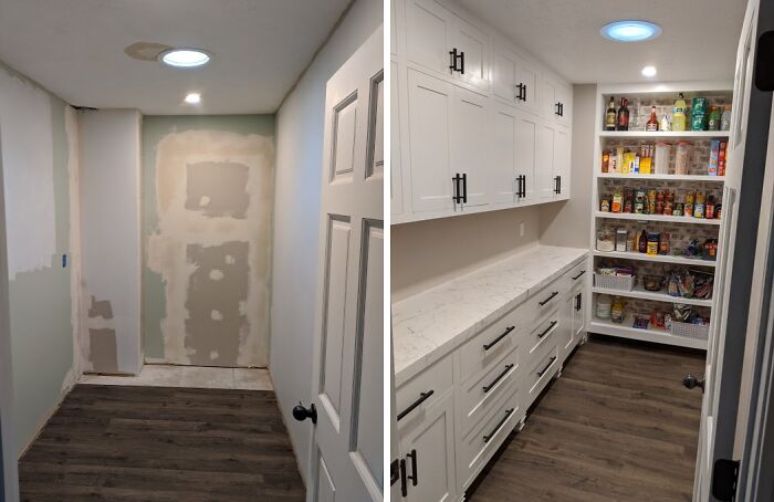 A Butler's Pantry - Cabinets, Countertop, And All