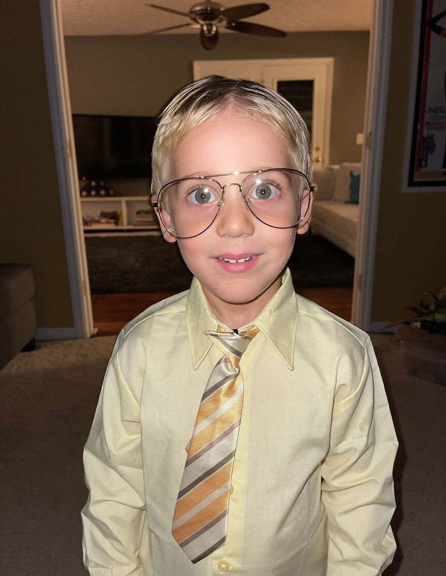 My Son Was A Little Dwight Shrute Last Year