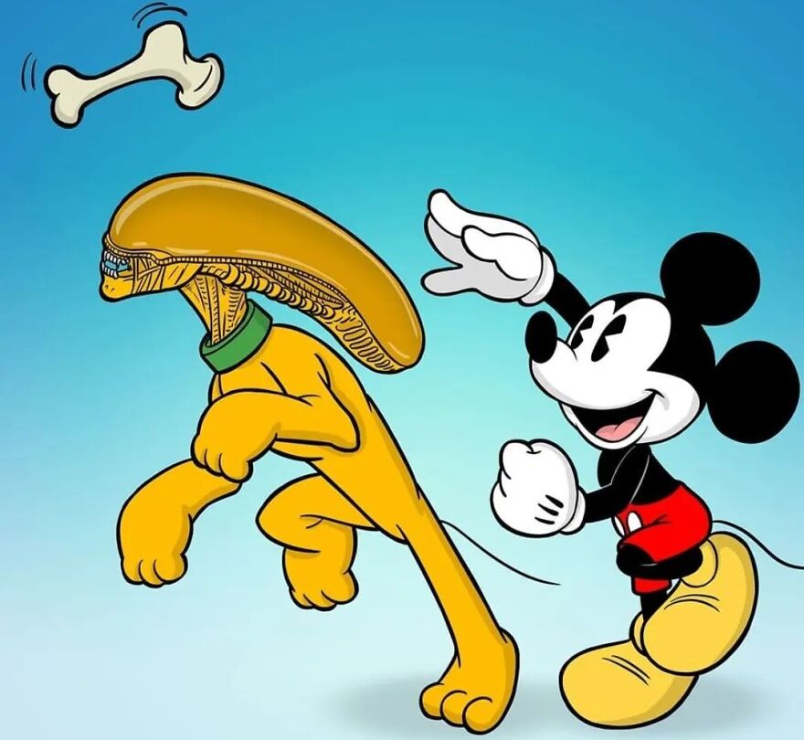 This Artist Continues To Ruin Our Childhoods, Revealing The Secret Lives Of Our Beloved Characters (40 New Pics)