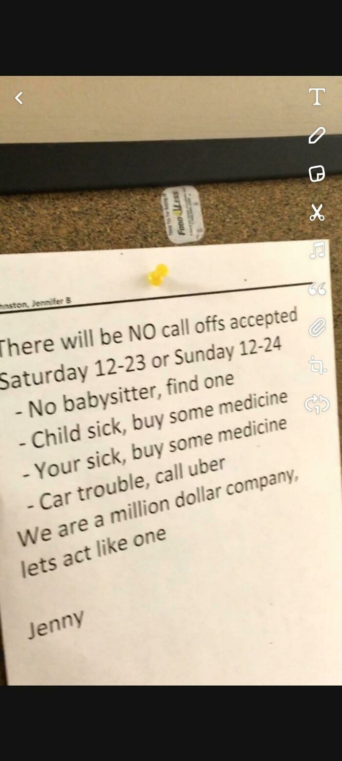 My BF's Snapchat Memory From 2017 - Posted At His Old Job At A Grocery Store