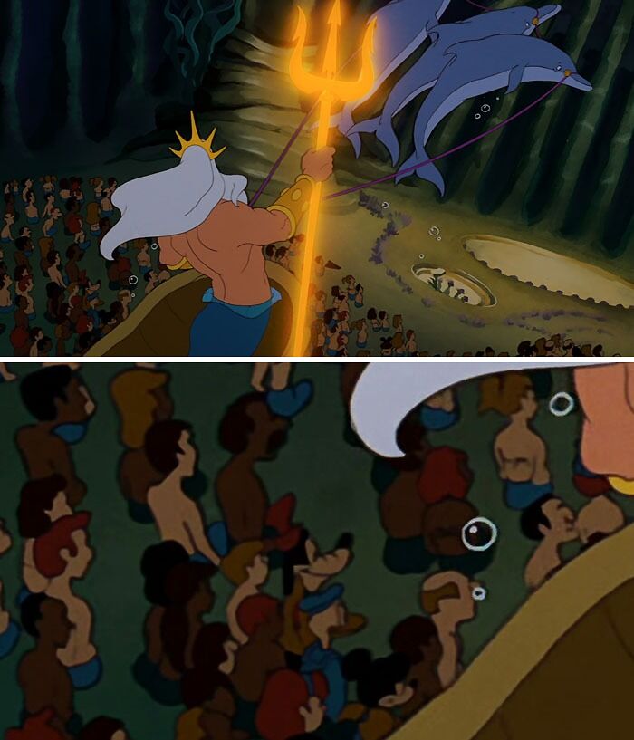 Disney Animators Often Hide Other Classic Characters In The Background Of Certain Scenes