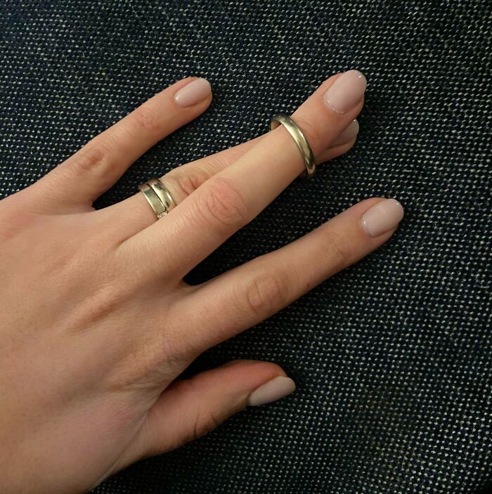 I Can Easily Fit Two Of My Fingers In My Husband’s Wedding Ring