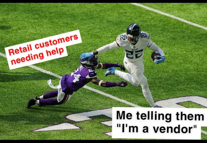 "Excuse Me I Need-" "I'm A Vendor Ma'am" Gets Em Every Time!