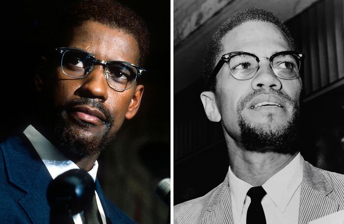 Denzel Washington As Malcolm X In "Malcolm X"