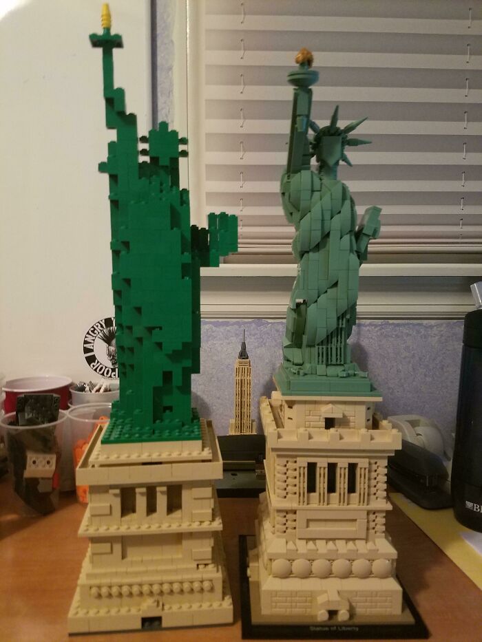 Statue Of Liberty: Then And Now