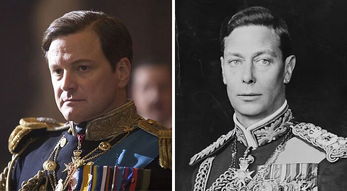 Colin Firth As King George Vi In "The King's Speech"