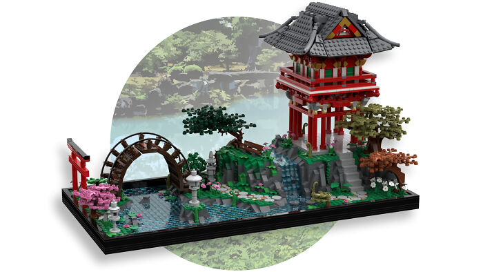 My Japanese Tea Garden Was Chosen As A Staff Pick On LEGO Ideas! Thanks For 2,000 Supporters Everyone