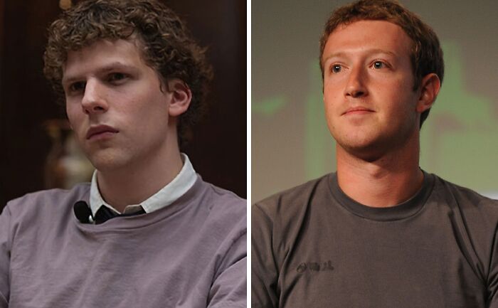 Jesse Eisenberg As Mark Zuckerberg In "The Social Network"