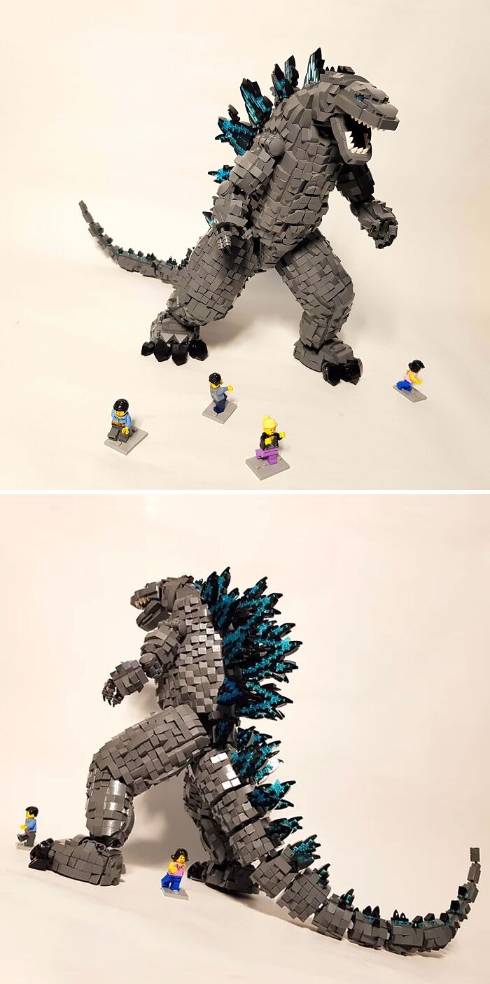 I Made A Big LEGO Godzilla