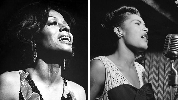 Diana Ross As Billie Holiday In "Lady Sings The Blues"