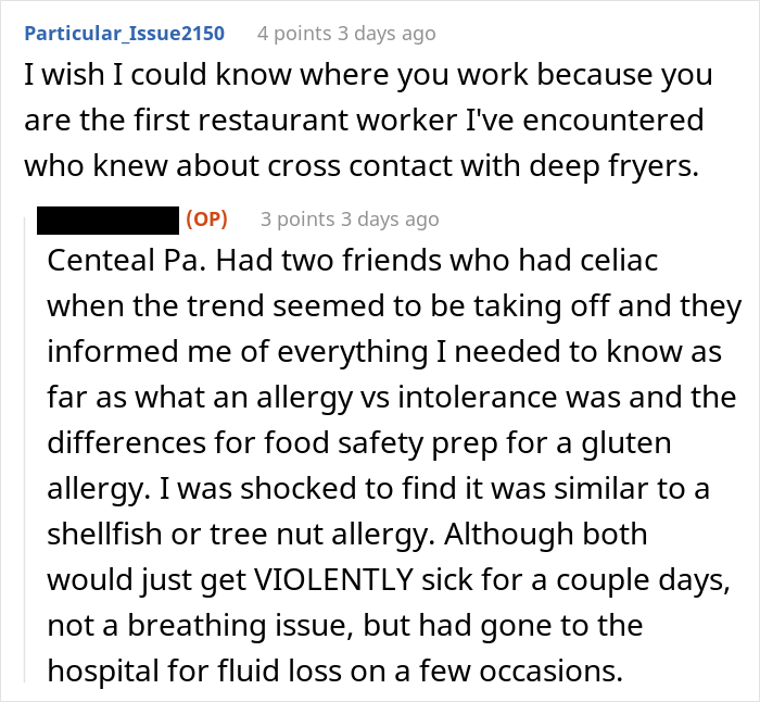 "Sorry, You Said You Were Allergic": Server Gets Applauded Online For Exposing Gluten-Free Trend Chaser "Sorry, You Said You Were Allergic": Server Gets Applauded Online For Exposing Gluten-Free Trend Chaser
