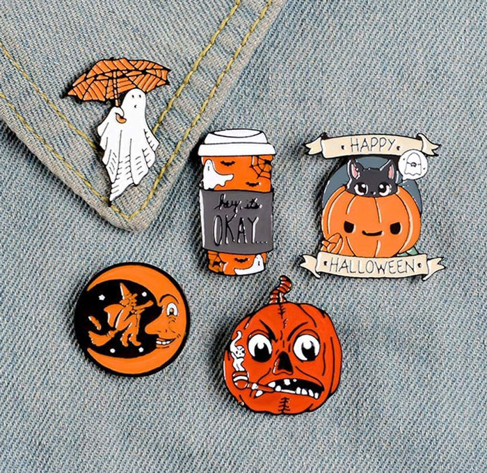 Halloween Pin Badges