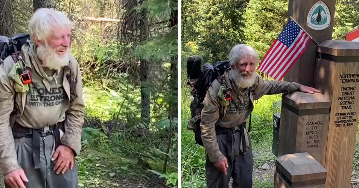 71YearOld Breaks Into Song After Completing 2,650Mile Pacific Crest