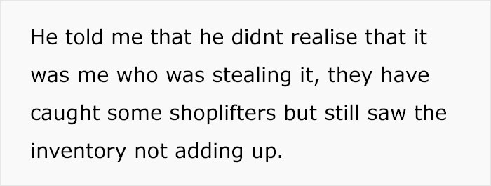 "Today I Messed Up By Going To A Supermarket Chain And Admitting I Shoplifted For 2 Years" "Today I Messed Up By Going To A Supermarket Chain And Admitting I Shoplifted For 2 Years"