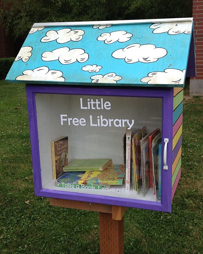 Colorful Free Use Library Outside 