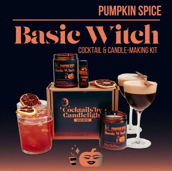 Basic Witch Halloween Cocktail And Candle Making Kit