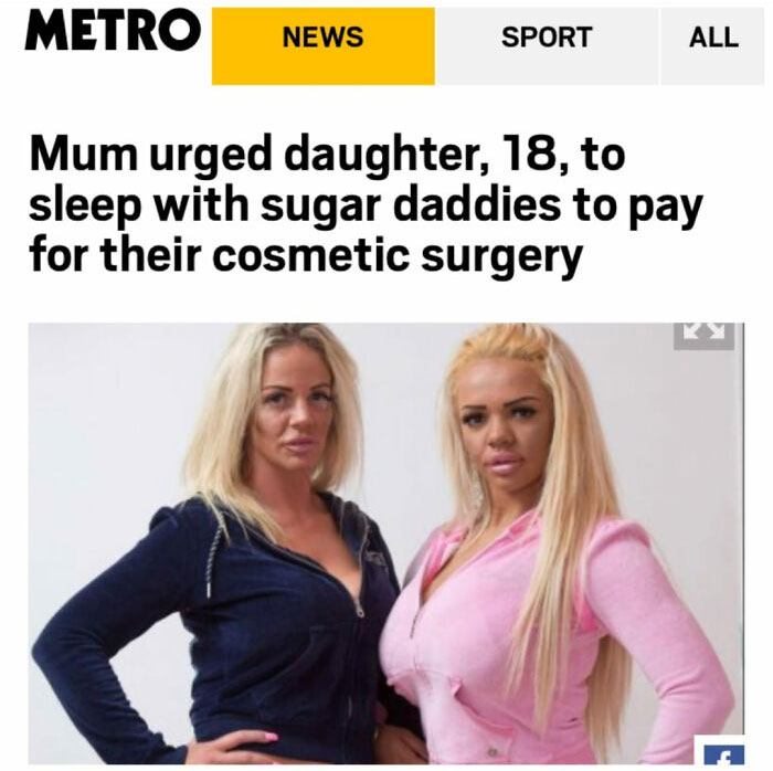 Mom Exploits Daughter To Pay For Their Plastic Surgeries