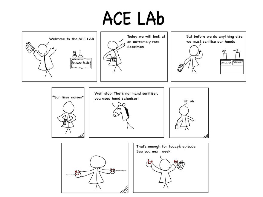 I Made A Series Of Comics About The Misadventures A Scientist Has At Their Lab (8 Comics)