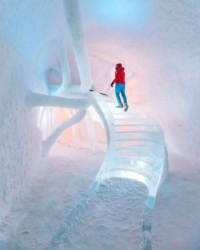 ¿Mola o no? Escalera de hielo en Suecia