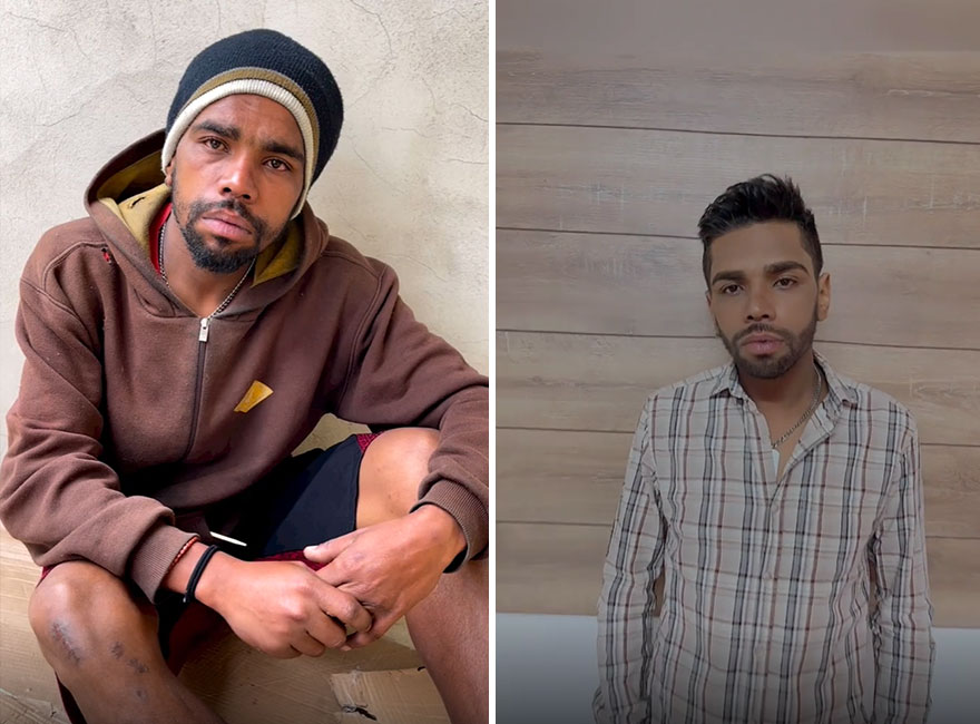 Brazilian Hairdresser Rescues Homeless People, Transforms Them By Giving Them A Second Chance At Life (39 Pics)