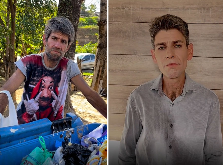 Brazilian Hairdresser Rescues Homeless People, Transforms Them By Giving Them A Second Chance At Life (39 Pics)