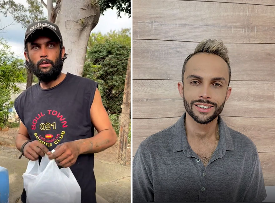 Brazilian Hairdresser Rescues Homeless People, Transforms Them By Giving Them A Second Chance At Life (39 Pics)