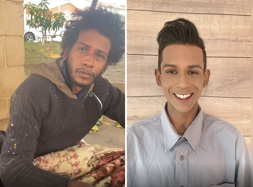 Brazilian Hairdresser Rescues Homeless People, Transforms Them By Giving Them A Second Chance At Life (39 Pics)