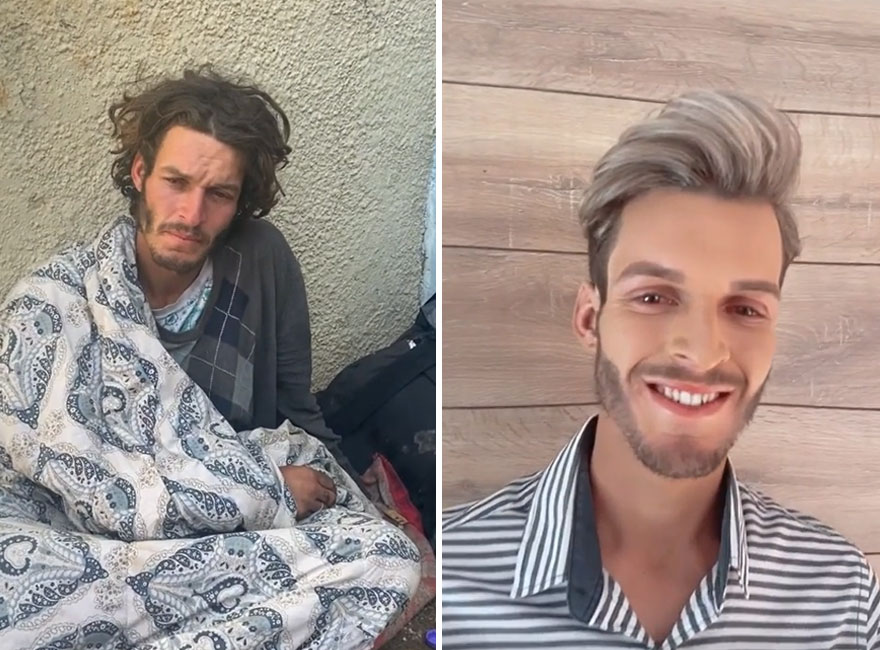 Brazilian Hairdresser Rescues Homeless People, Transforms Them By Giving Them A Second Chance At Life (39 Pics)